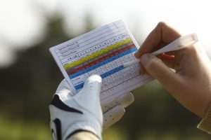 Keeping Your Golf Score Takes Practice