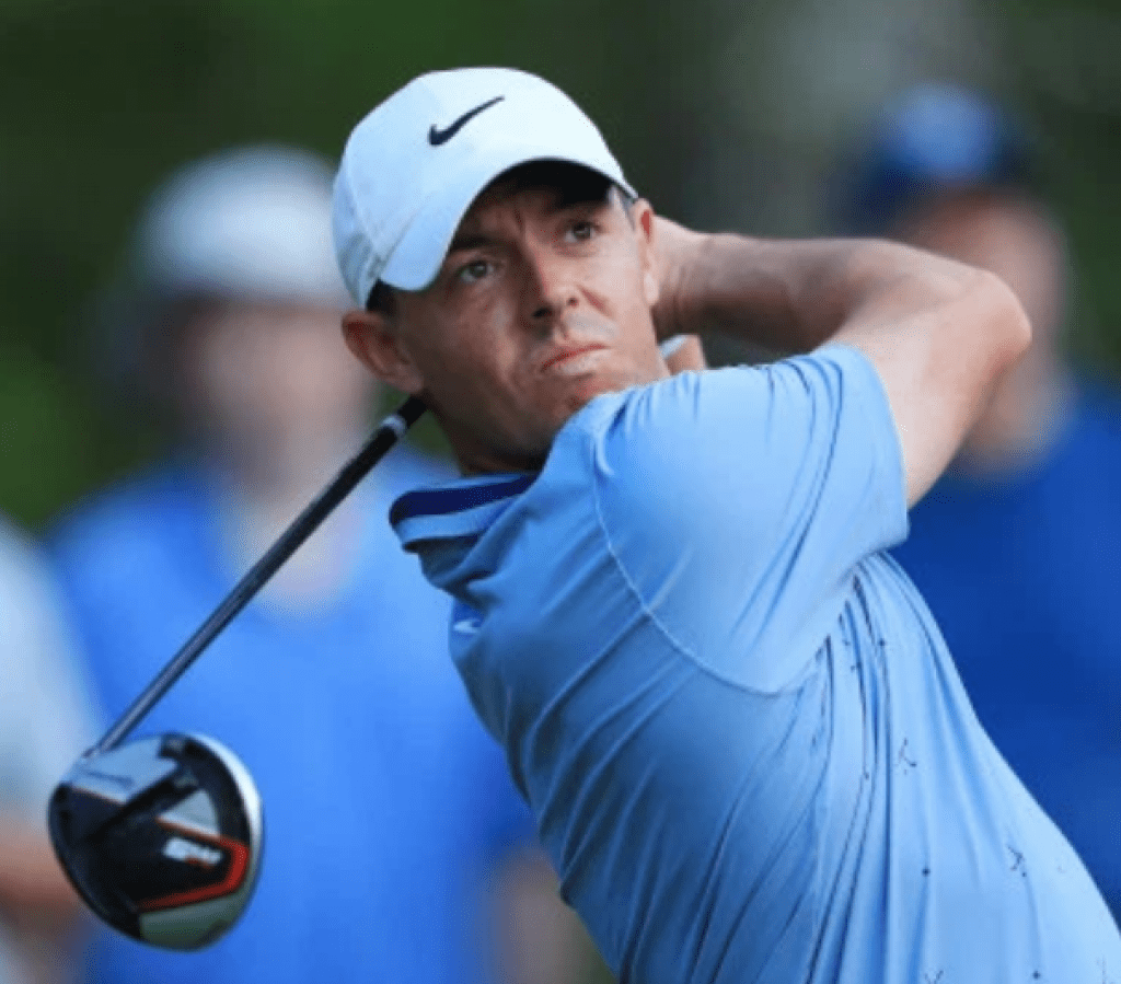 Rory Mcllroy hitting the M5 Driver from TaylorMade Golf