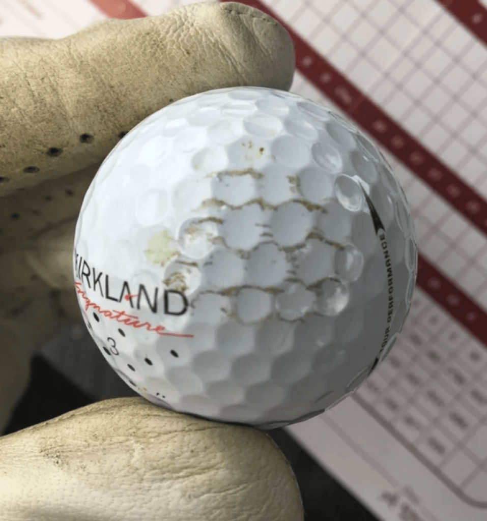 Kirkland Golf Ball, Scuffed