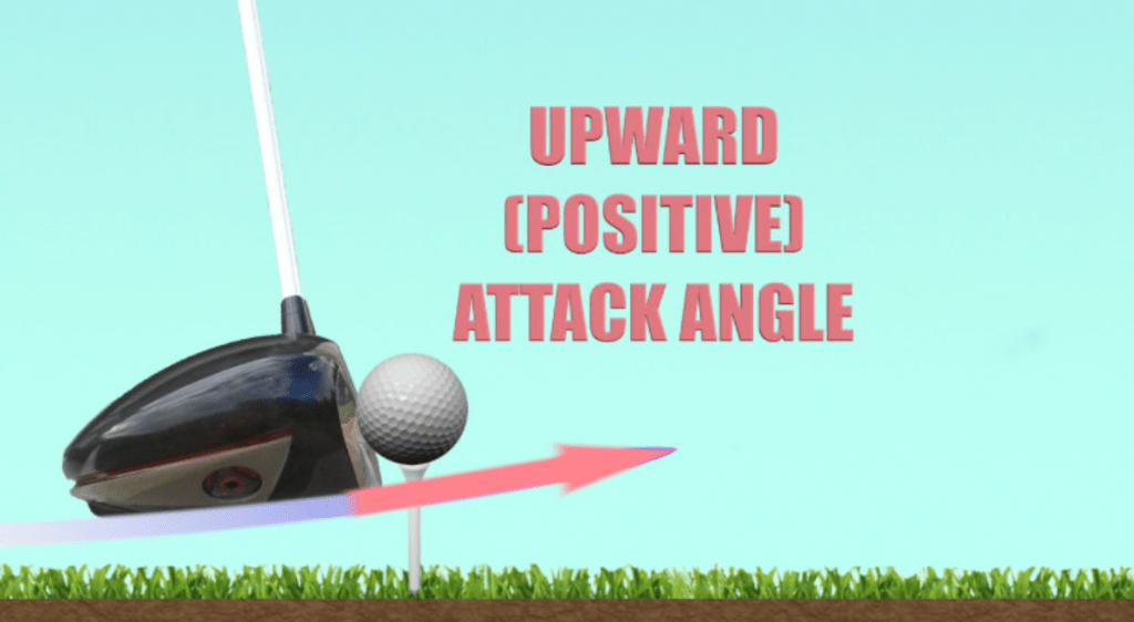 Upward attack angle with a driver