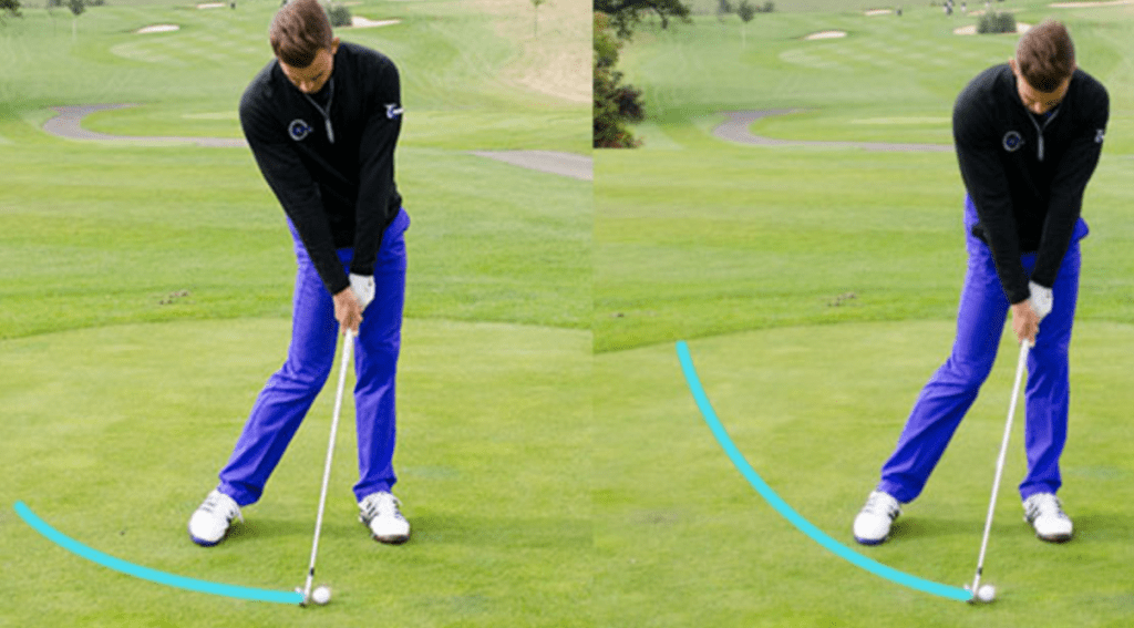 Golf swing basics - angle of attack