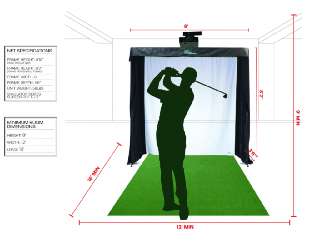 Home golf simulator