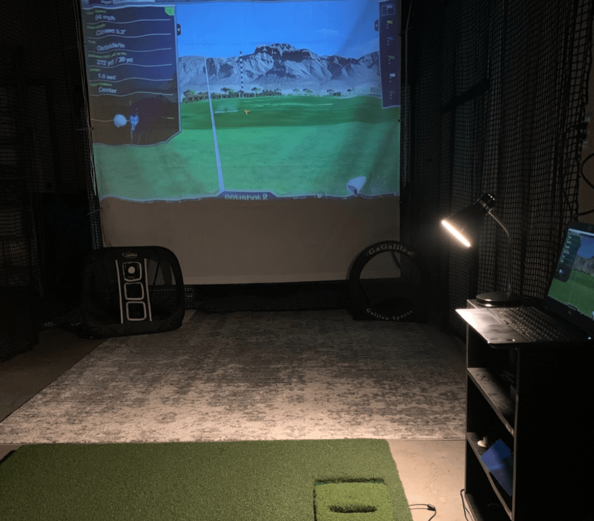 Golf simulator at home