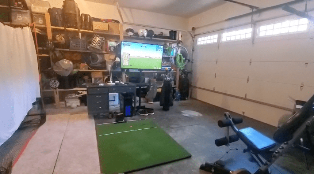 Set up your golf simulator