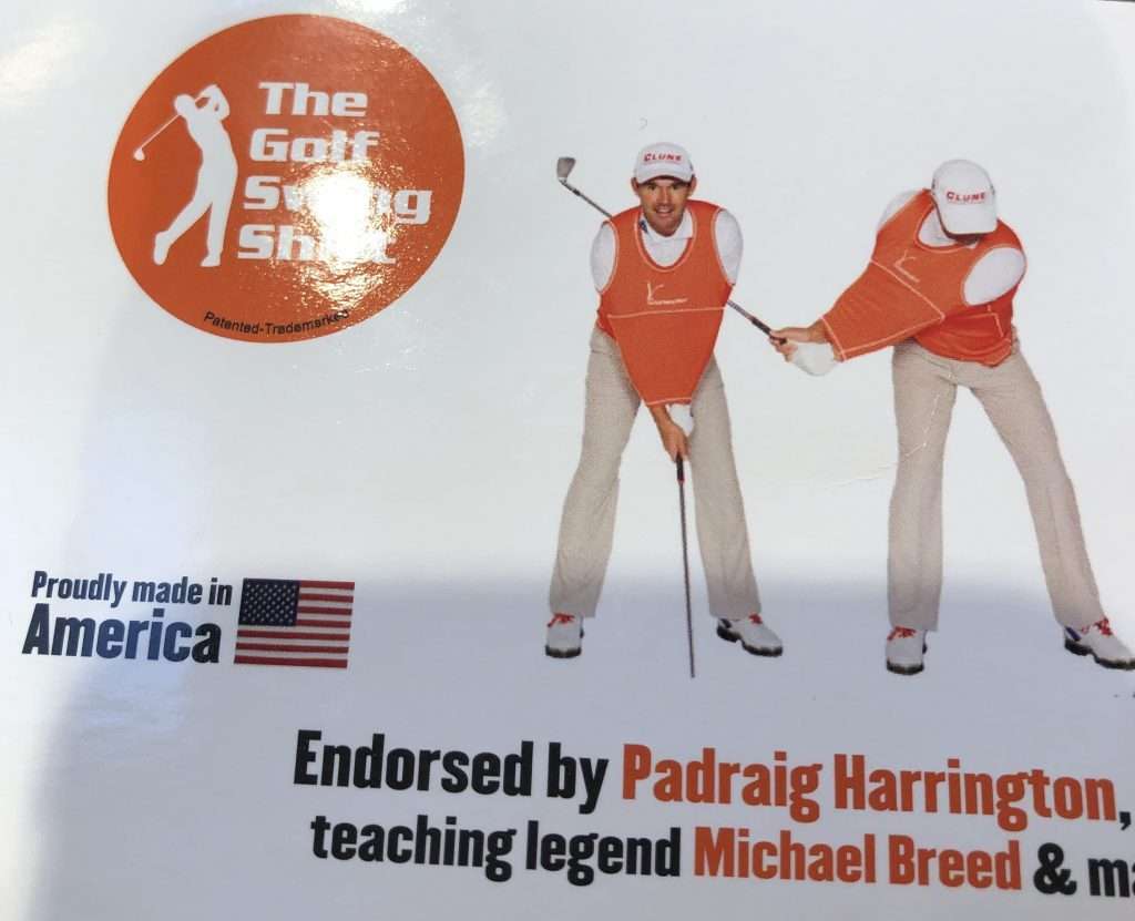 Golf Swing shirt packaging