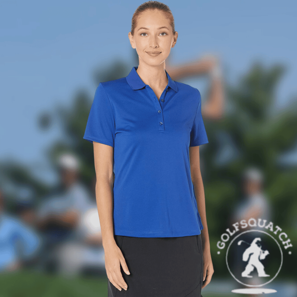 Callaway Women's Solid Swing Tech Short Sleeve Golf Polo Shirt