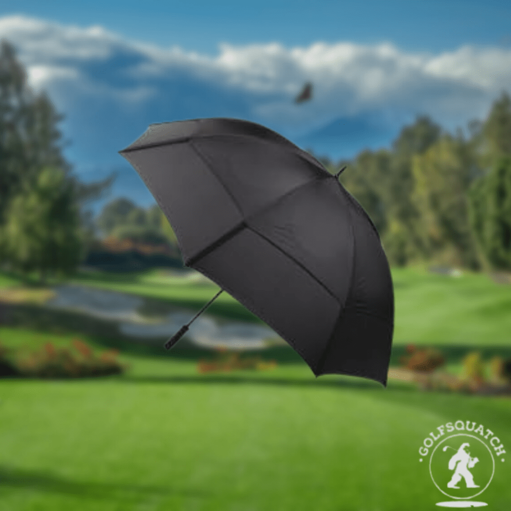 GustBuster Pro Series Gold 62-Inch Golf Umbrella