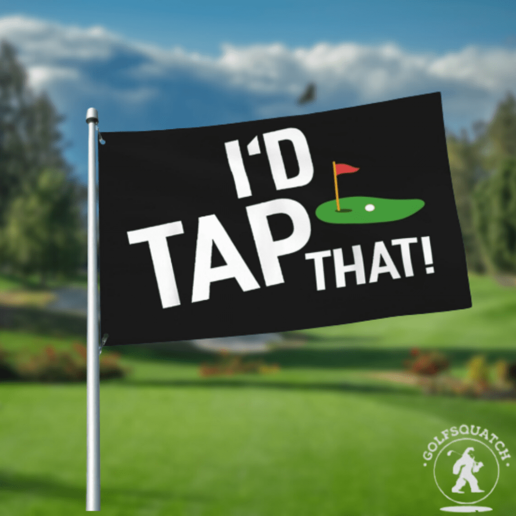 funny golf flags
