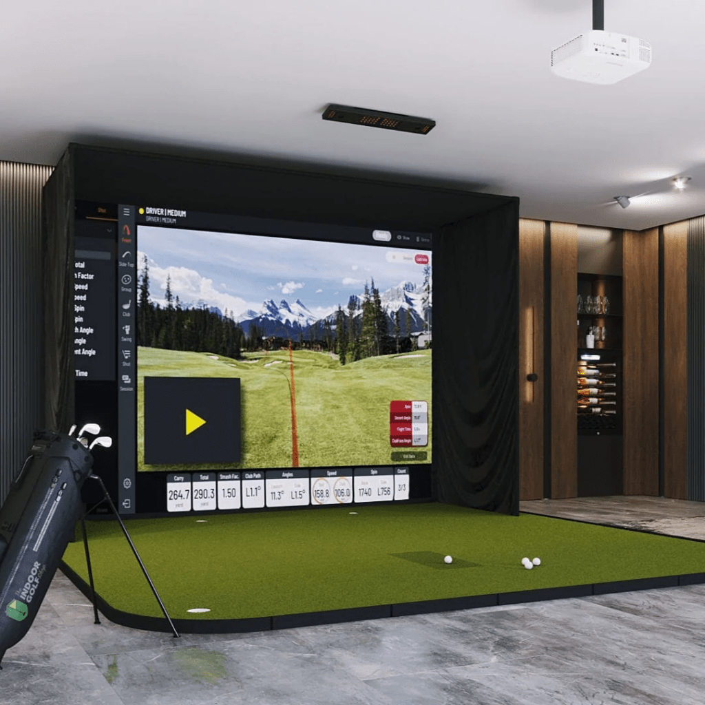 9. Uneekor's Best Home Golf Simulator - EYE XO SwingBay